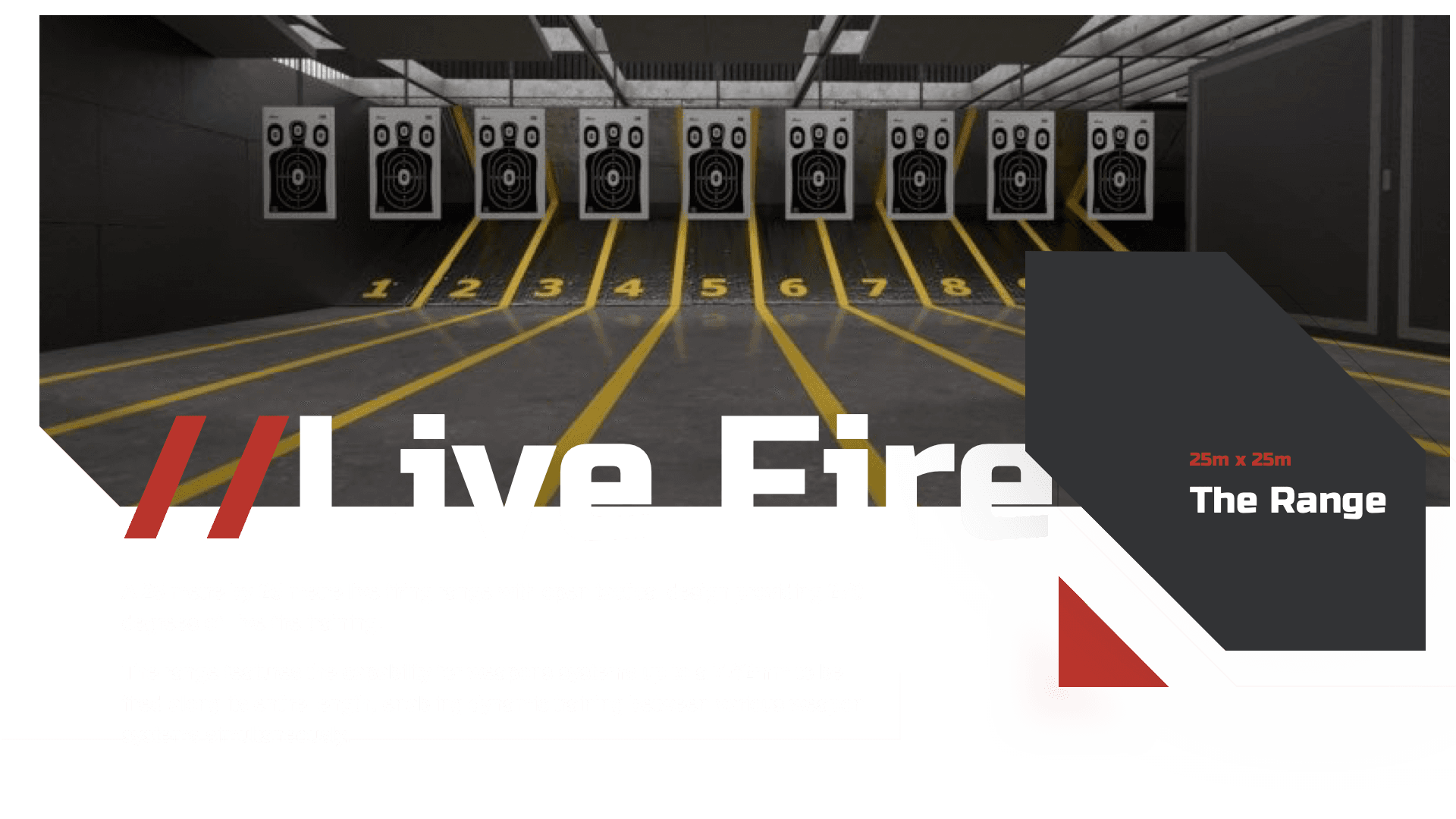 Live Fire Training Environment